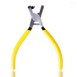 Watch Repair Kits 2.0 Mm Universal Hand Leather Strap Band Belt Punching Tool Yellow Small Hole Punch Pliers Tools For Home Shop