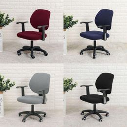 Chair Covers Removable Desk Task Universal Elastic Slipcover Seat Cover Split Office Protector