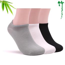 Men's Socks 20 Pairs / Bag Boat Bamboo Fibre Invisible Thin Section Solid Colour Sweat Absorbent Deodorant Sock