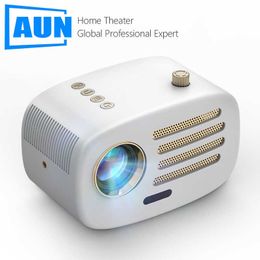 Projectors AUN PH30C Portable Projector Home Cinema Projector For Mobile Phone Beamer Sync Screen Share Smartphone Cinema Optional Android T221216