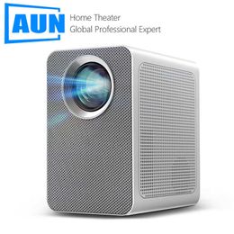 AUN ET50S MINI Projector Android Full HD 1080P Home Theatre Cinema Projectors LED portable 4K Video Beamer WIFI Mobile Phone T221217
