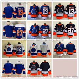 Movie College Ice Hockey Wears Jerseys Stitched 13MathewBarzal 27AndersLee Men Youth women Blank Jersey