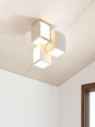 Ceiling Lights Creative Geometry Simple Modern Lamp Individual Gold/Black Led Bedroom Living/Dining Room Study Balcony