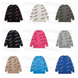 Designer Women Men Sweaters Vintage Long Sleeve Knit Jumpers Autumn Spring Street Style Sweater