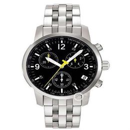 e All-Steel Strap Chronograph Mens Watch Sapphire Glass Model T17 1 586 52 Swiss ETA Movement T17158652 T17 bo227w