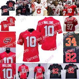 Football Jerseys Western Kentucky Hilltoppers WKU Football Jersey NCAA College Austin Reed Malachi Corley JaQues Evans Daewood Davis DeAngelo Malone Ervin-Po