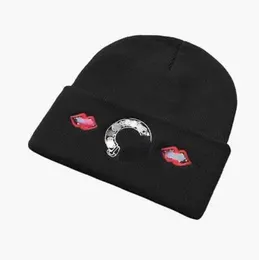 Couple Embroidery Knitted Hats Woollen Hood Beanies Outdoor Cotton Men Mask Casual Male Skull Caps with Logo