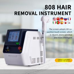 808nm Hair Removal Machine Laser No Pain Permanent Hair Remover Lazer Beauty Equipment Multi Wavelength 1064 808 755nm