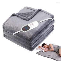 Blankets Home Electric Heating Blanket Pad Shoulder Neck Mobile Shawl USB Soft Flannel Autumn Winter Warm Heated