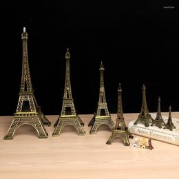 Decorative Figurines 10-48cm Paris Eiffel Tower Decoration Model Creative Birthday Gift Home Living Room Small Crafts Wine Cabinet