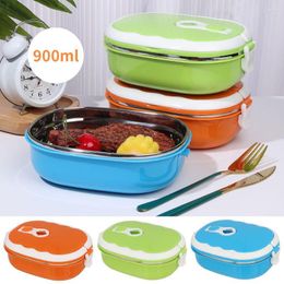 Dinnerware Sets Leakproof School Kids Adult Insulated Lunch Box Package Kitchen Storage Warmer Container