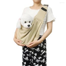 Cat Carriers Portable Small Pet Cats Bag Dogs Outdoor Backpack One-shoulder Sling Messenger Supplies