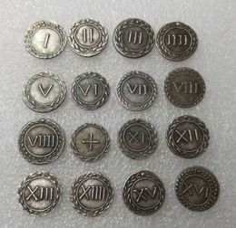 16PCS per Lot Ancient Greek COINS COPY Silver Plated Metal Crafts Special Gifts