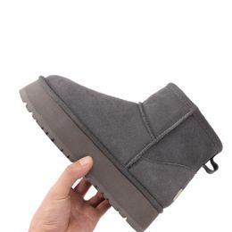 Bota Feminina Mini Uggitys Para Designer Tasman Botas de Neve Moda Feminina Plataforma Tazz Fur Chinelos Clássico Camurça Lã Botas de Inverno Tornozelo EUA 4-12 Austrália