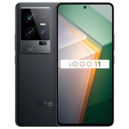 Original Vivo IQOO 11 5G Mobile Phone Smart 16GB RAM 256GB 512GB ROM Snapdragon 8 Gen2 50MP NFC 5000mAh Android 6.78" 2K 144Hz E6 Screen Fingerprint ID Face Wake Cell Phone
