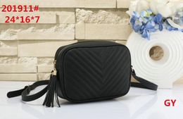 Women Designer diagonal Bags Handbags Brands Shoulder Bag crossbody camera Real leather luxurious Lady Fashion Tassel disco Cross body Purses