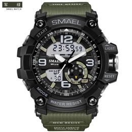 SMAEL SL1617 relogio men's sports watches LED chronograph wristwatch military watch digital watch good gift for men & boy247d