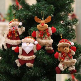 Christmas Decorations Tree Accessories Puppet Small Hanging Pendant Drop Delivery Home Garden Festive Party Supplies Dhvkb