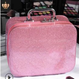 20 Make Up Bag Case New Arrival Shinning Urban Beauty Capacity Big Solid Zipper Pu Leather Selling Plain Hand284l