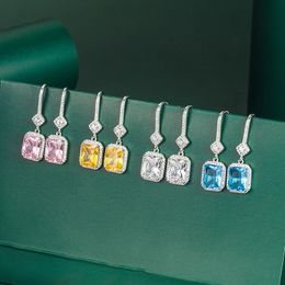 New Ladies Luxury Dangle & Chandelier Inlaid Sparkling Cubic Zirconia Earrings Show Your Unique Charm Fashion Jewellery