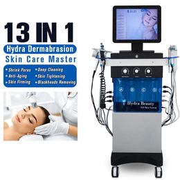 14 IN 1 hydro dermabrasion machine oxygen facial machine skin deep cleaning Peeling hydra microdermabrasion device 14 handles
