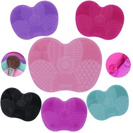 Cotton Silicone Brush Cleaner Cosmetic Make Up Washing Gel Cleaning Mat Foundation Makeup Brushes Cleaner Pad Scrubbe Board