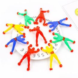 Decompression Toy Fidget Toys Squish Sticky Wall Climbing Jump Man Childrens Trick Magic Somersat Rock Villain For Party Drop Delive Dhkiq