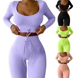 Gym Clothing 1 Set Women Sport Outfits Practical Modern Design Suit Comfortable