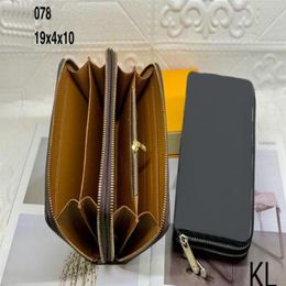 M41894 M41895 M41896 ZIPPY Wallet Mono Leather Canvas Long double Zipper Wallets Card Holder Purse Women Zip Clutches Bag nidaye2277