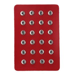 Jewellery Stand Noosa Snap Button Display Holder 12Mm Buttons Soft Genuine Leather 24Pcs 60Pcs Suitable Drop Delivery Packaging Dhumc