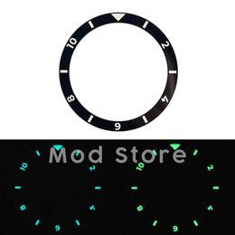 Repair Tools & Kits SKX007 SRPD Mod Flat Ceramic Bezel Insert Dual Time Style GMT 12 Hours Black 38mm BGW9 Lume242Q