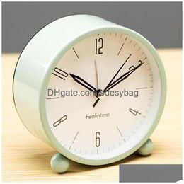 Desk Table Clocks Silent Small Alarm Clock Desktop Bedroom Modern Simple Kids Students Bedside Despertador Home Decoration Df50Zz Dhyg1