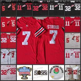 7 Dwayne Haskins Jr. Jersey NCAA Ohio State Buckeyes 5 Garrett Wilson Football Stitched 11 Jaxon Smith-Njigba