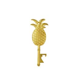 Openers 100Pcs Creative Gold Pineapple Bottle Opener For Hawaii Party Decoration Birthday Wedding Favour And Gift Sn2797 Drop Deliver Dhopf