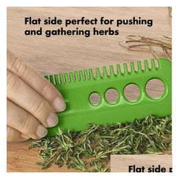 Cooking Utensils Vegetable Herb Eliminator Leaf Comb Household Kitchen Mtifunctional Gadgets Portable Drop Delivery Home Garden Dinin Dh5Yp