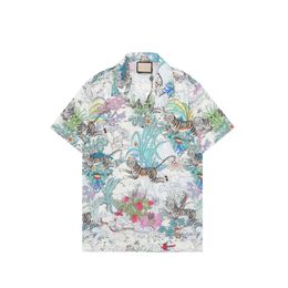 Designer Shirts Beach Shorts Mens Hawaii Floral print bowling shirt Casual Shirts Men Short Sleeve Pants Variety Dress 2023 897