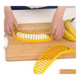 Fruit Vegetable Tools Spot Wholesale Kitchen Gadgets Slicer Banana Artefact Knife Drop Delivery Home Garden Dining Bar Otd2U