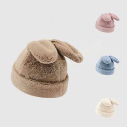 Womens Hats Cute Rabbit Ear Hats For Women Plush Autumn Winter Beanie Hat Decorate Gift 2023