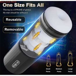 Sex toys massager Men's Electric Automatic Sucking Aircraft Cup Clip Suction Deep Throat Vibration Telescopic Male Masturbator Supplies