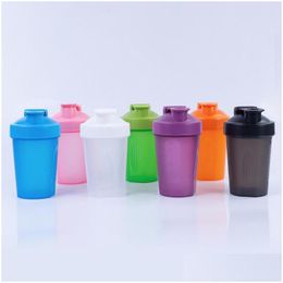 Water Bottles Nutrition Shake Cup 400Ml Small Capacity Fitness Protein Milkshake Meal Replacementcup Sports Cups Drop Delivery Home Dh7Ve