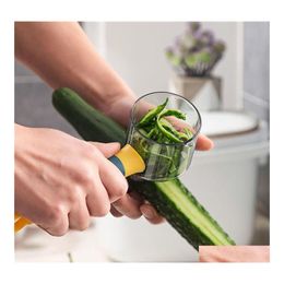 Fruit Vegetable Tools Storage Knife Mtifunction Stainless Steel Apple Potato Peeling Artefact Drop Delivery Home Garden Kitchen Din Otoeq