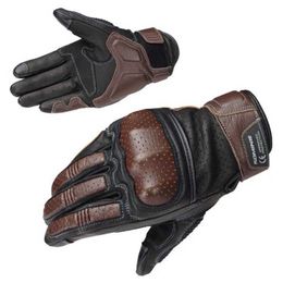 Knight Riding Gloves Motorcycle Men's Four Seasons Sheepskin Racing Shell Clothing Accessories