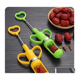 Other Kitchen Tools Net Red Opener Is Convenient To Take Jujube Heart Cherry Pump And Press Core Gadget Drop Delivery Home Garden Din Ot0Yi