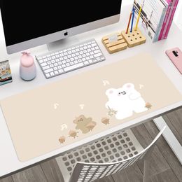 Table Mats Dormitory Mouse Pad Computer Keyboard Desk Decoration Cartoon Soft Cute Student Writing