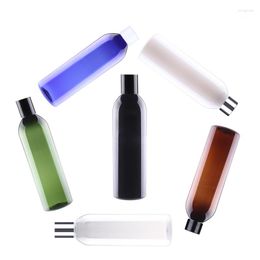 Storage Bottles Multicolor 250ML X 25 Empty Plastic Round Shoulder Bottle With Screw Cap Skin Care Cosmetics Packaging For Hydrosol Toner