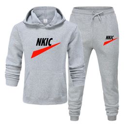 Men Sportswear Tracksuits Sweater Suit Hoodies Pants Sports Clothing Spring Autumn New Sets Jogging Trousers Running Male Tracksuits