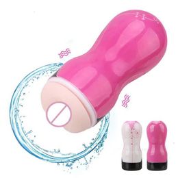 Sex toys massager Realistic Soft Tight Vagina Male Masturbation Masturbator Cup Machine Artificial Toys for Men Real