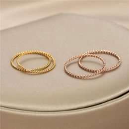 Wedding Rings Anslow Wholesale Fashion Jewellery Twist Joints For Teens Girls Women Love Cute Bride Engagement Valentine's Day
