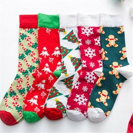 Men's Socks Men Women Christmas Santa Claus Gift Kids Xmas Funny