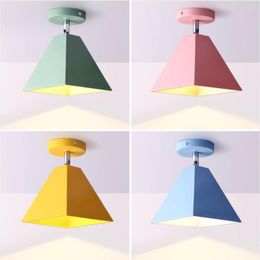 Ceiling Lights LED Corridor Lamps Macaroon For Living Room Bedroom Children Decoration E27